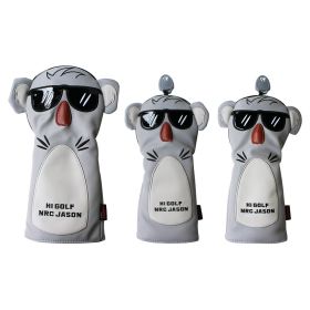 Golf Club Head Cover Cartoon Cute Animal Koala (Option: 1and3and5)