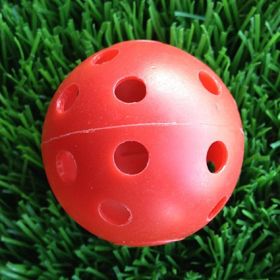 Golf Sporting Goods Hollow Colored Balls (Option: Red-1PCS)