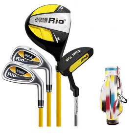 Children's Golf Club Set For Beginners (Option: Black yellow sleeve rod-3or5 years old)