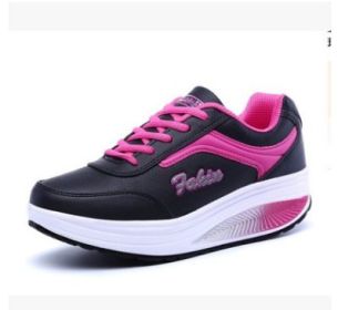 Wholesale Women's Sports Shoes Low-top New Style Shaking Women's Shoes Low-top Casual Sports Women's Shoes Manufacturers Foreign Trade (Option: Black-37)