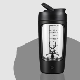 Electric Stirring Automatic Household Portable Coffee Cup (Option: Black Without Powder Box-601 700ml)