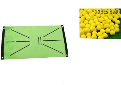 Golf Swing Hitting Mat Family Indoor Mat Thickening Practice Mat (Option: SetD)