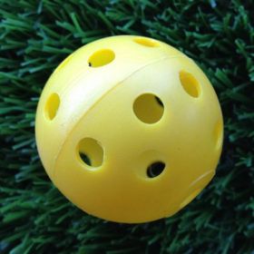 Golf Sporting Goods Hollow Colored Balls (Option: Yellow-1PCS)