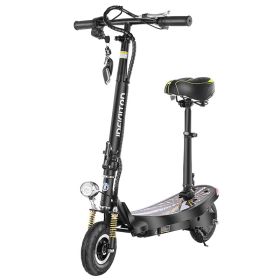 Lithium Electric Scooter Battery Car (Option: Black-Seat-US)