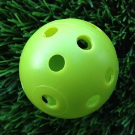 Golf Sporting Goods Hollow Colored Balls (Option: Green-1PCS)