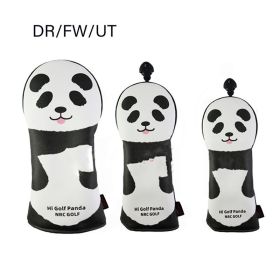 Golf Wood Cover Panda Cartoon Protective Cover (Option: 13UT)