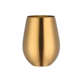 304 Stainless Steel Beer Jar Round Color Cup Bar Restaurant Home Cold Drink Cup (Option: Beer Steins Tuhao Gold-401 500ml)