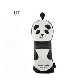 Golf Wood Cover Panda Cartoon Protective Cover (Option: UT)