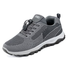 Men's And Women's Fashion Casual Soft Bottom Running Shoes (Option: B P20 Gray-41)