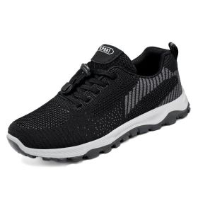 Men's And Women's Fashion Casual Soft Bottom Running Shoes (Option: B P20 Black-40)